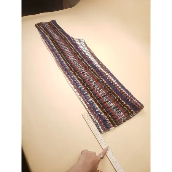 MISSONI Vintage Zig Zag Knit 3-Piece Set Cardigan Maxi Pants Luxury Rare Runway